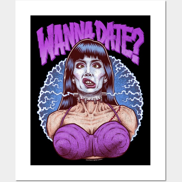 Frankenhooker Wall Art by PeligroGraphics